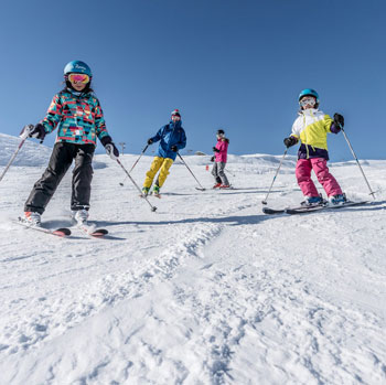 Skier en famille à la Rosière Station familiale La Rosière