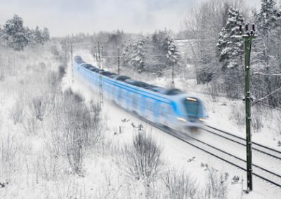 train hiver