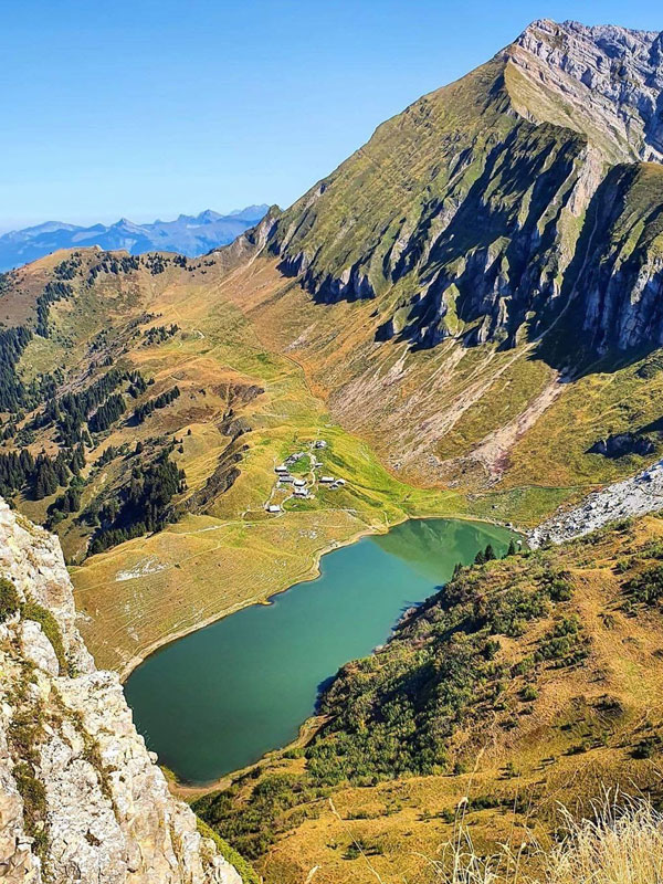 rando montagne lac lessy grand bornand